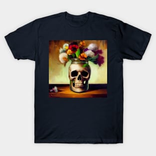 Skull flowers T-Shirt